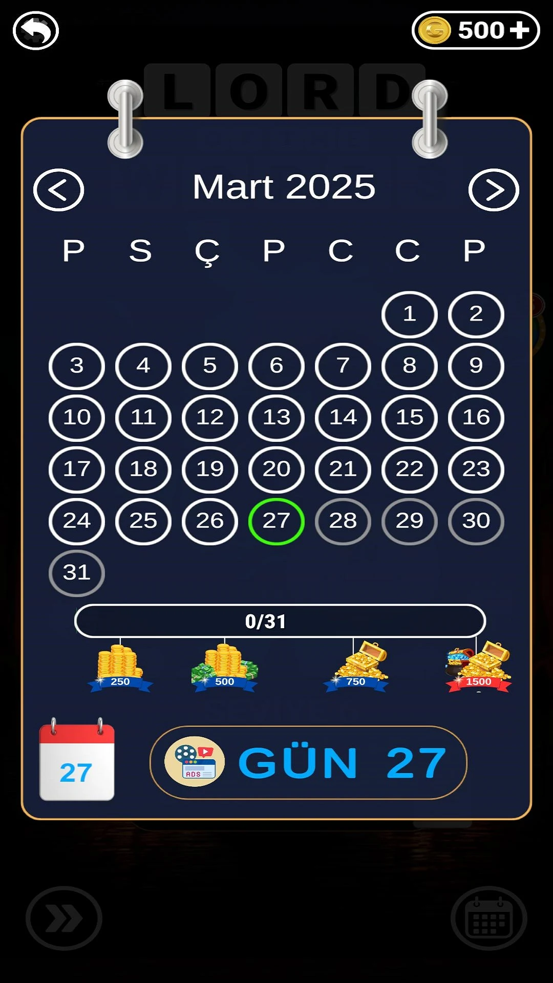 Lord of the Words-Kelime Oyunu screenshot